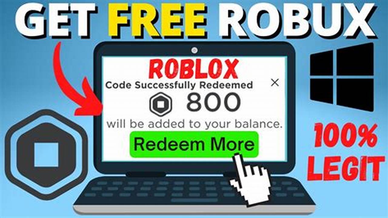 How To Get Free Robux Legit 2024