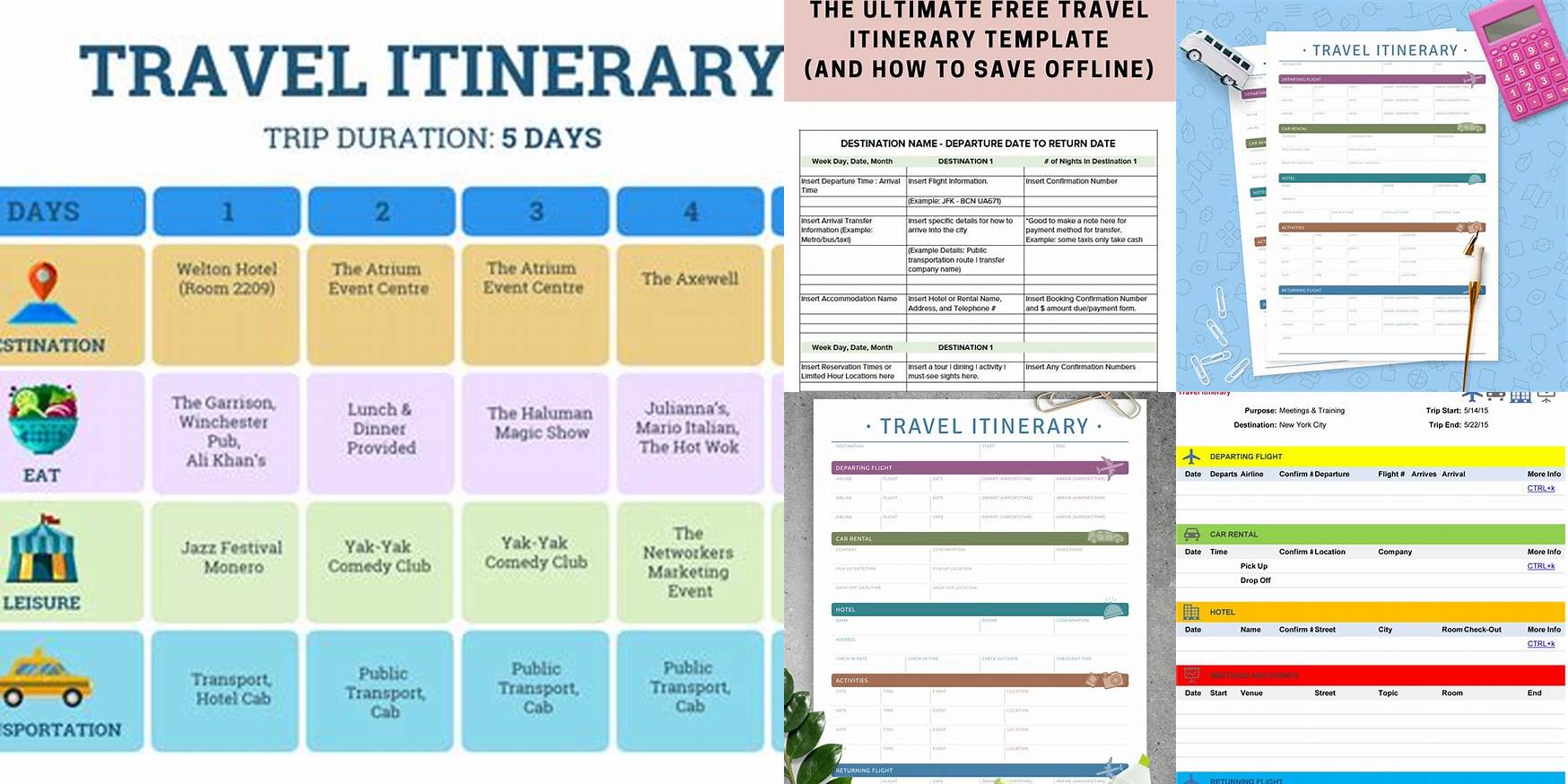 How To Get Itinerary
