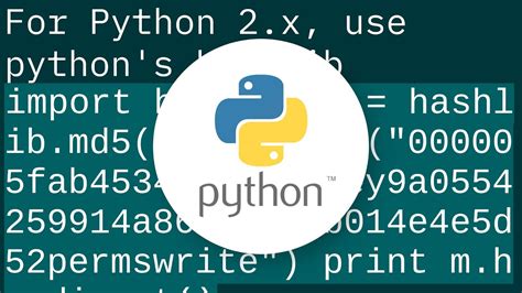 th?q=How%20To%20Get%20Md5%20Sum%20Of%20A%20String%20Using%20Python%3F - Python Tutorial: Getting MD5 Sum of String