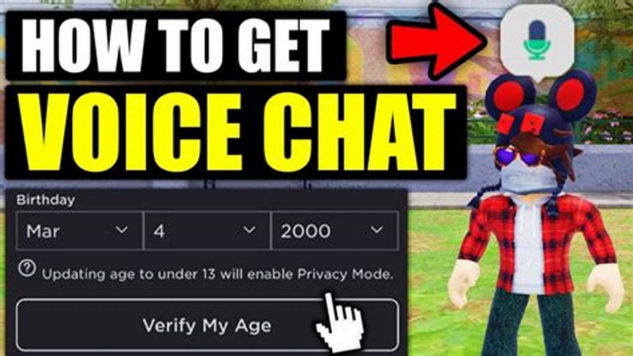 How To Get Roblox Voice Chat 2024