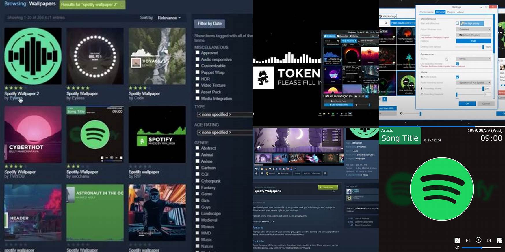 How To Get Spotify Token For Wallpaper Engine