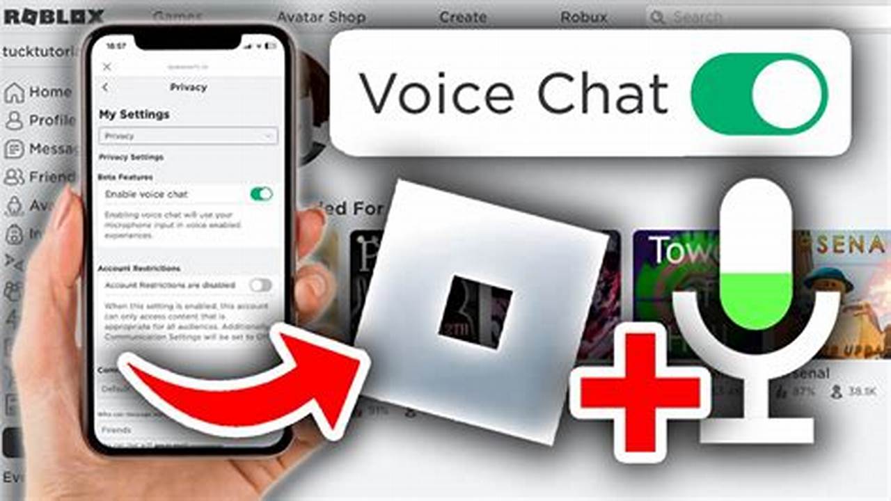 How To Get Voice Chat On Roblox Mobile 2024