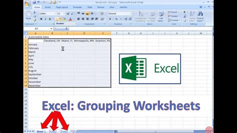 How To Group Together Worksheets In Excel
