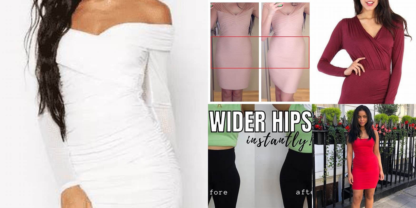 How To Hide Hip Dips In Bodycon Dress