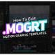 How To Import Motion Graphic Templates In Premiere Pro