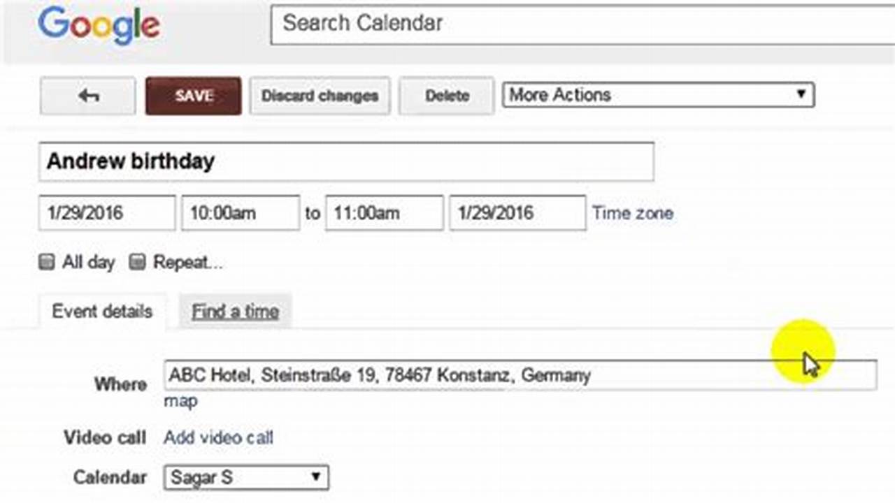 How To Invite Someone To Google Calendar Event