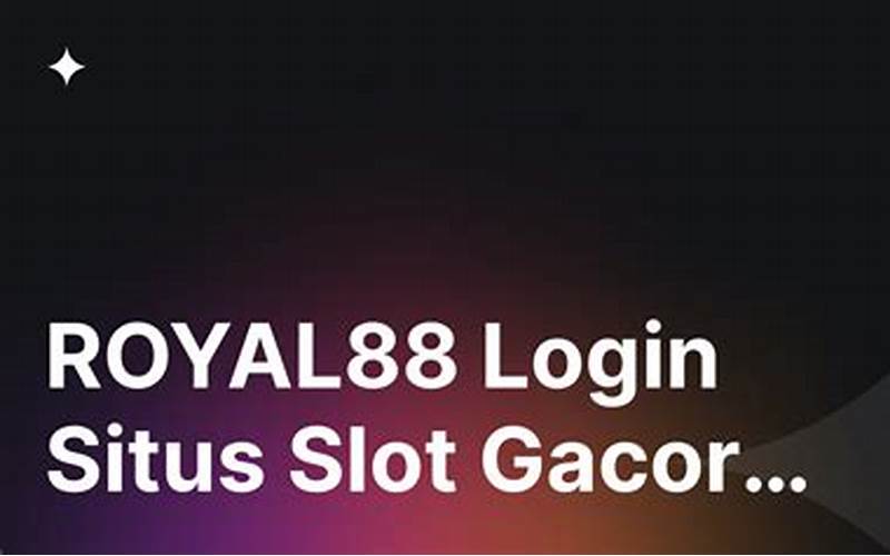 How To Login To Royal88