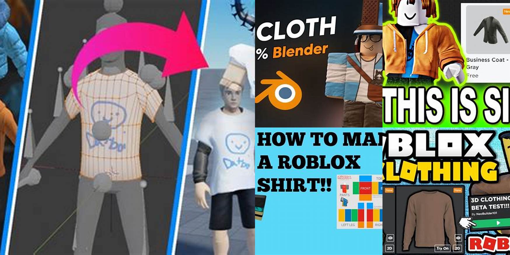 How To Make 3D Clothes Roblox