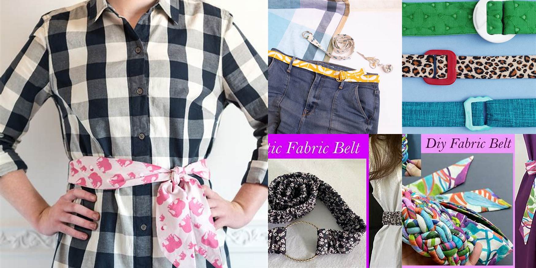How To Make A Belt From Fabric