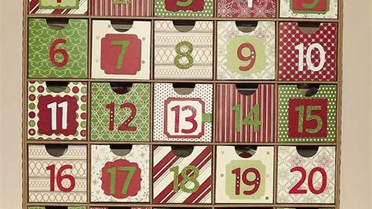 How To Make A Box Advent Calendar