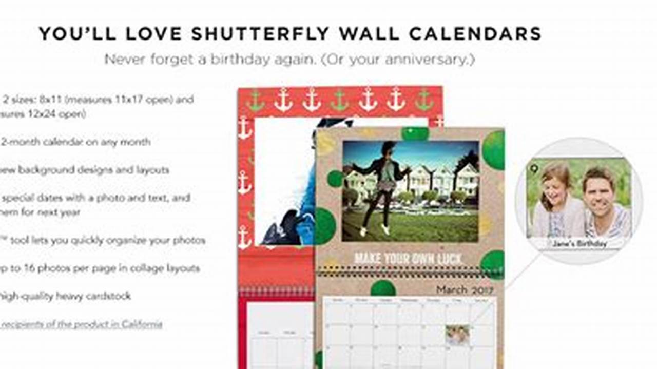 How To Make A Calendar In Shutterfly