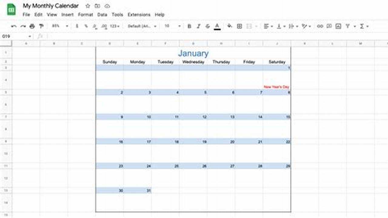 How To Make A Calendar On Google