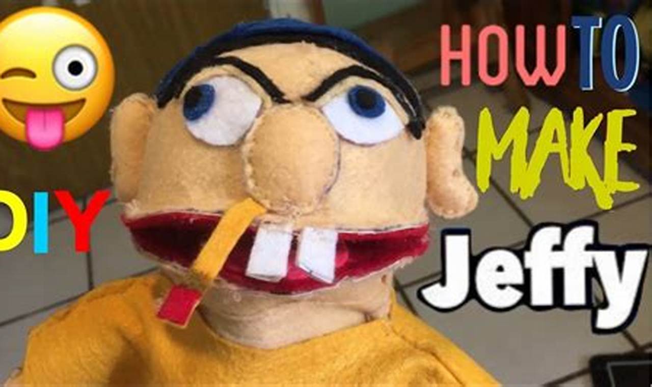 How To Make A Jeffy Puppet Out Of Fabric