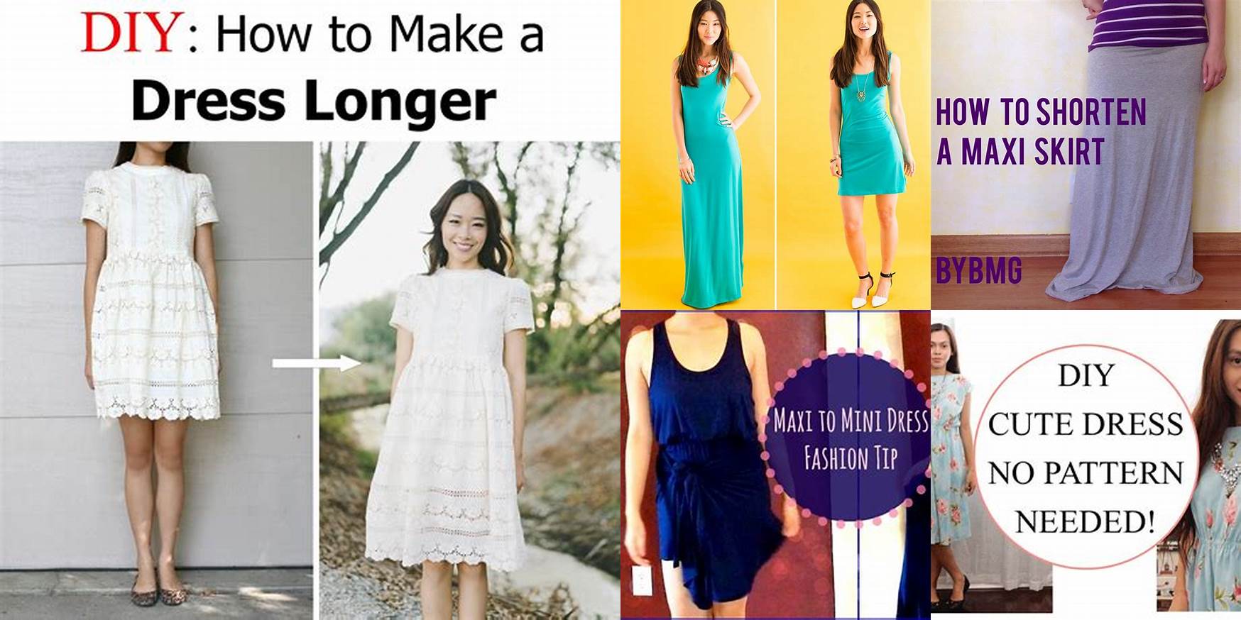 How To Make A Short Dress Longer Without Sewing