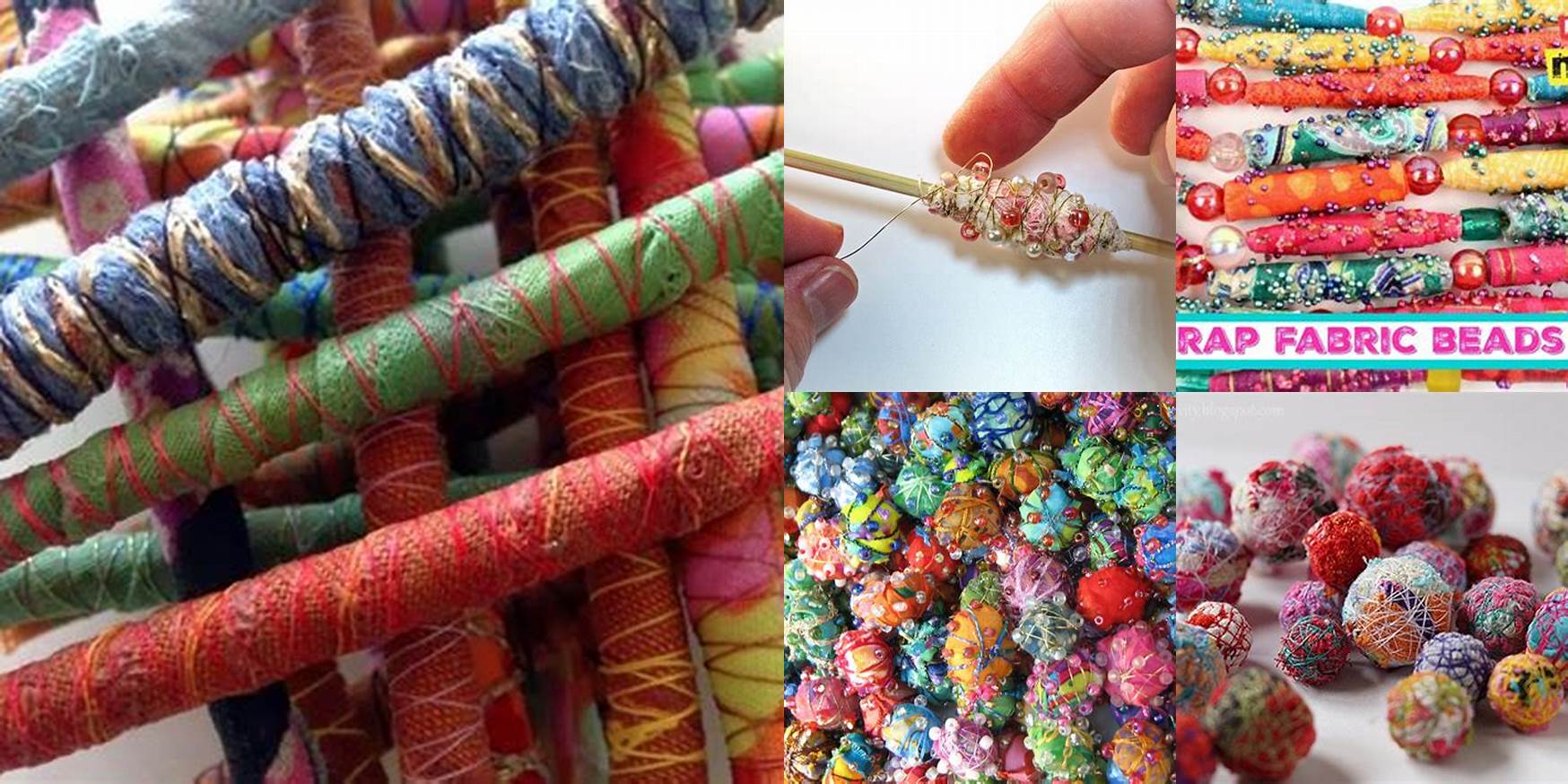 How To Make Beads From Fabric