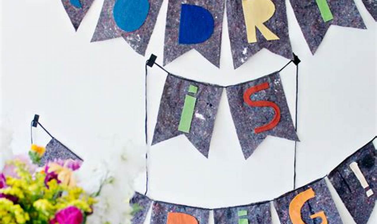 How To Make Fabric Banners Flags