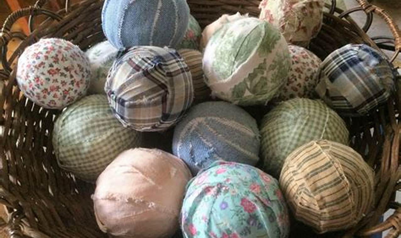 How To Make Fabric Rag Balls