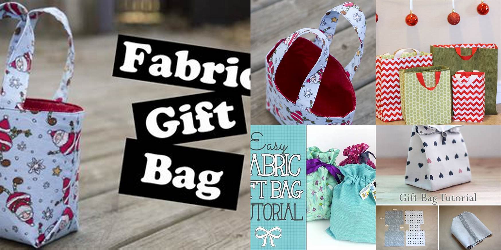 How To Make Gift Bags From Fabric