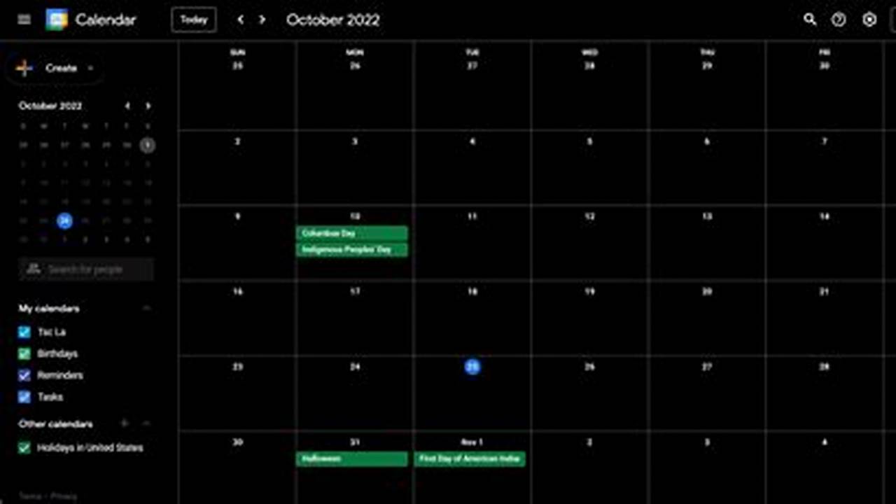 How To Make Google Calendar Widget Dark