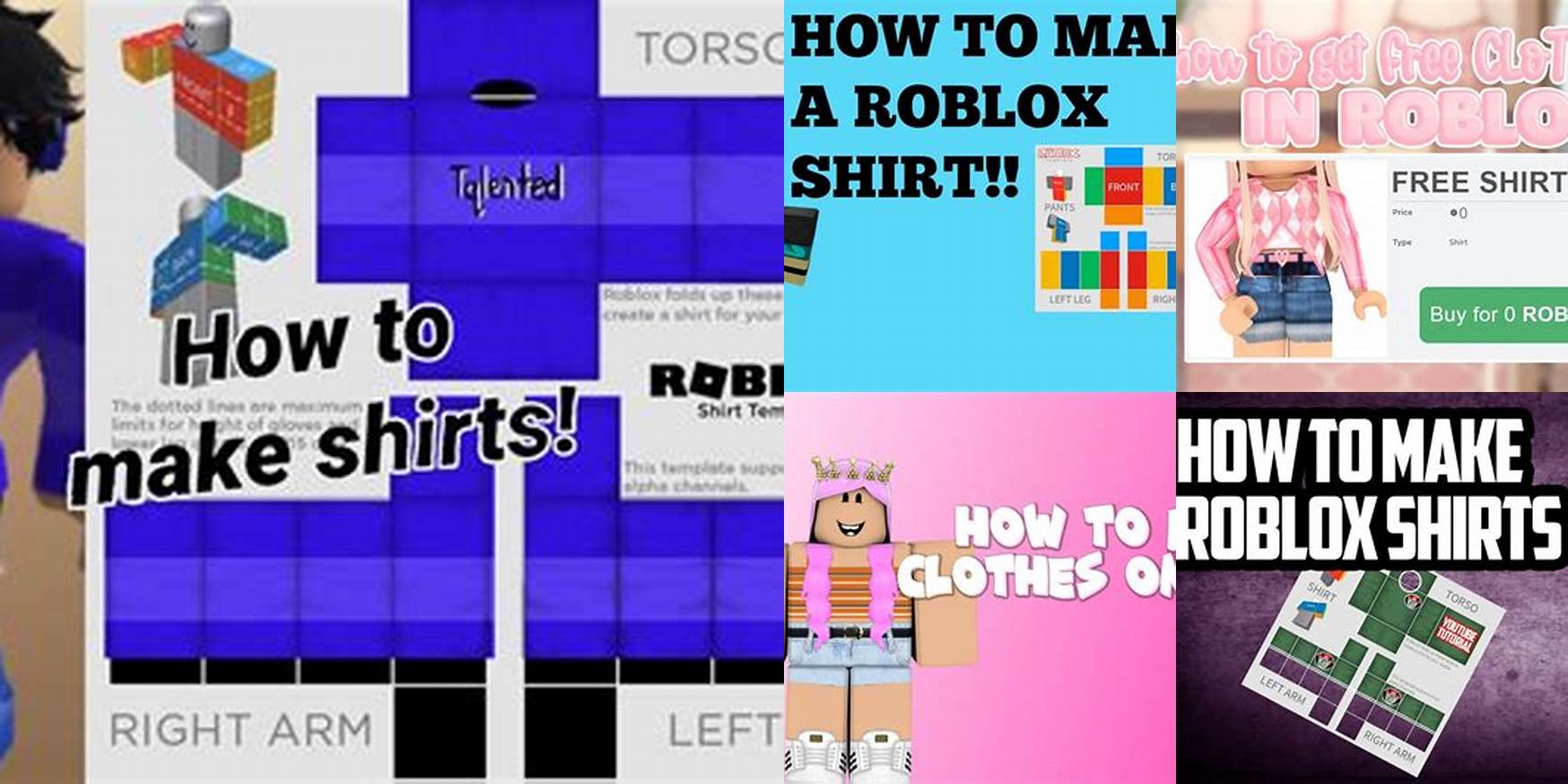 How To Make Roblox Clothes For Free