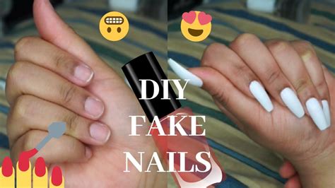 How To Make Your Own Fake Nails At Home Easy