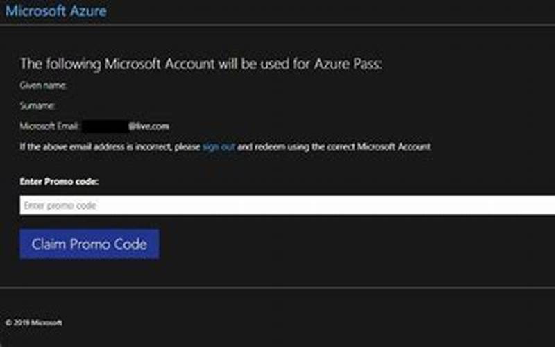 How To Obtain An Azure Pass Promo Code