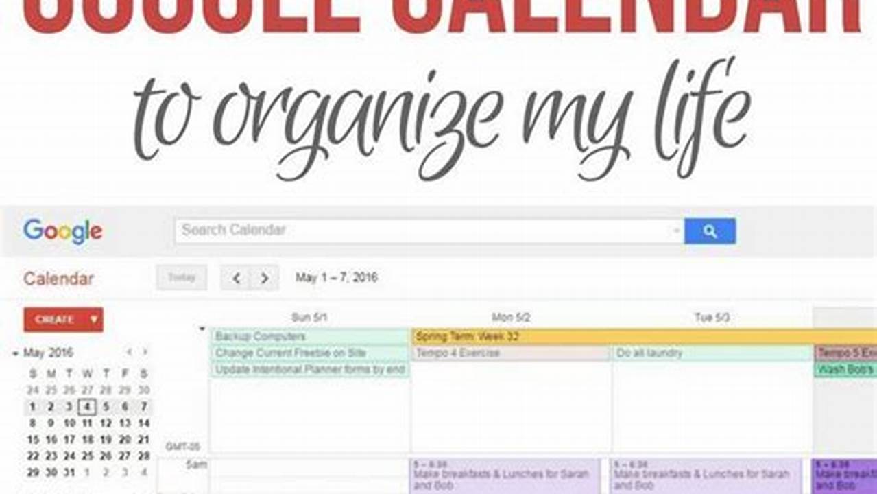 How To Organize Calendars In Google Calendar
