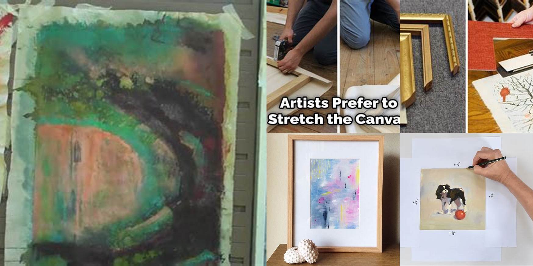 How To Paint On Unstretched Canvas
