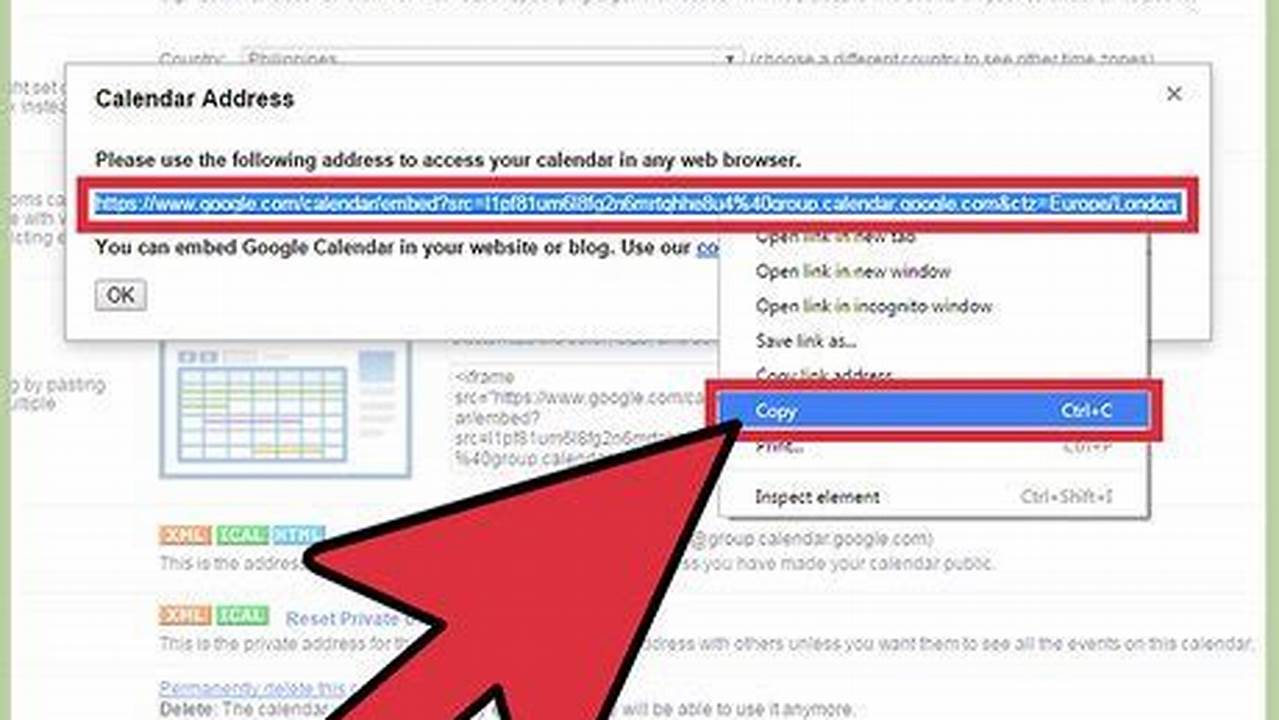 How To Paste A Link Into Google Calendar