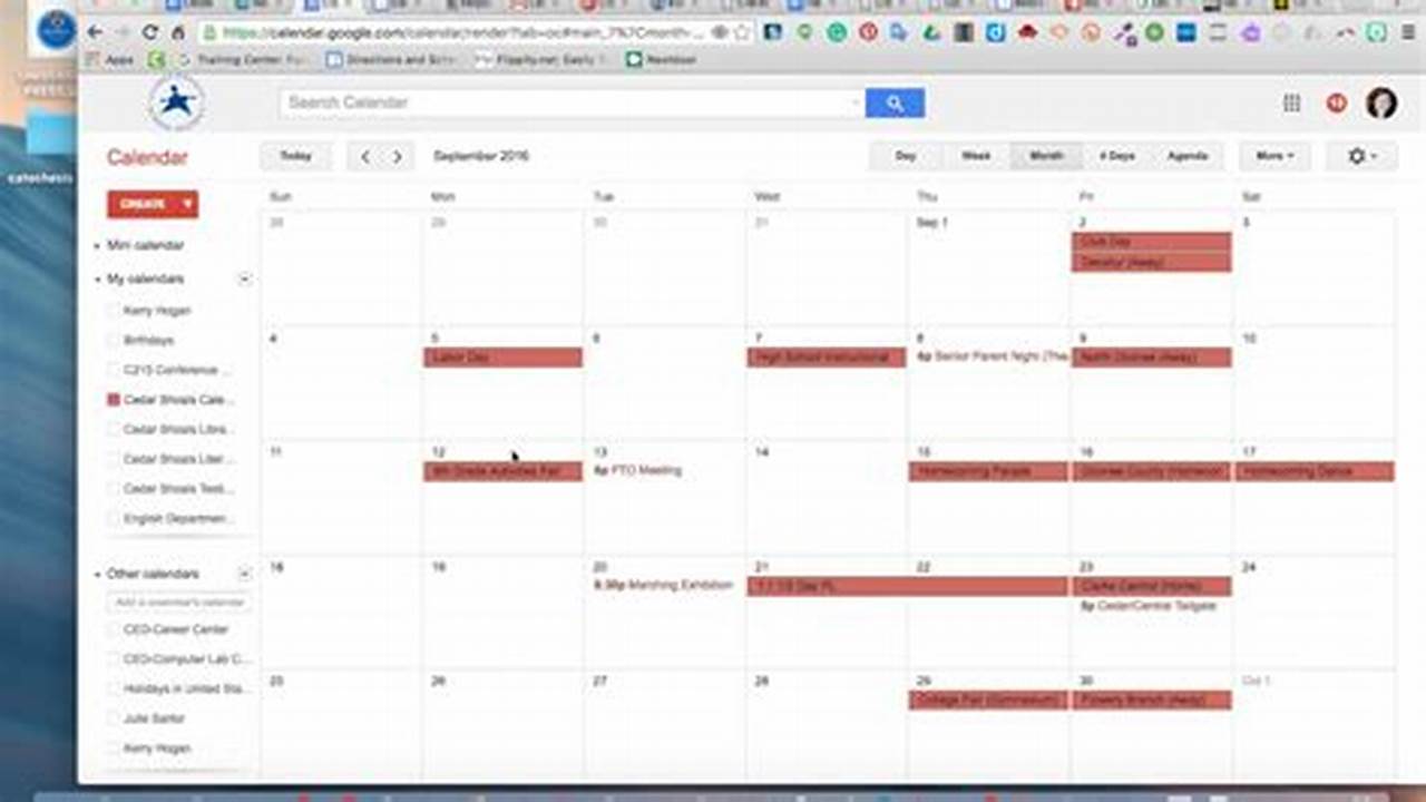 How To Print A Google Calendar With Details