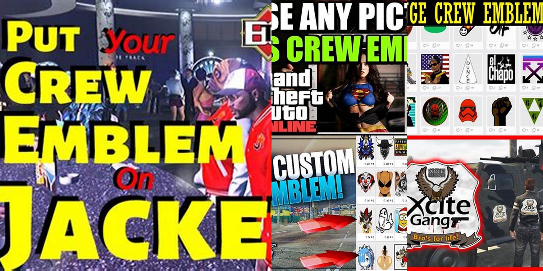 How To Put Crew Emblem On Clothes Gta 5