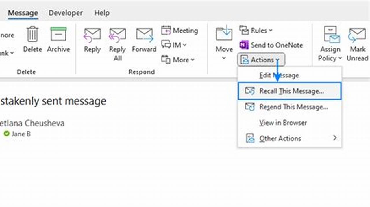 How To Recall Email 2024