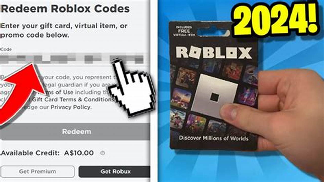How To Redeem Roblox Gift Card 2024