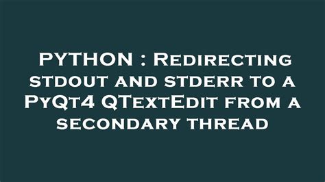 th?q=How To Redirect Stderr In Python? - Python Tips: Learn How to Redirect Stderr in Python - A Complete How To Guide
