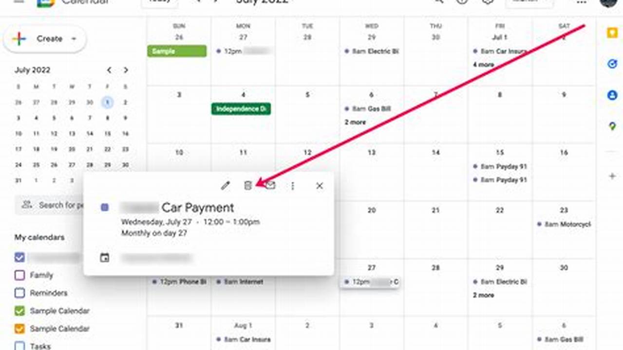 How To Remove A Recurring Event From Google Calendar