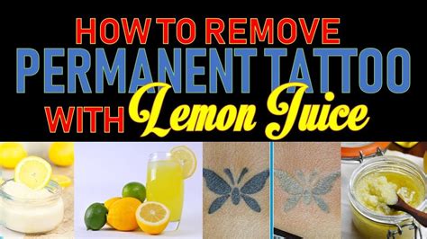 How To Remove Tattoos With Lemon Juice Wiki Tattoo
