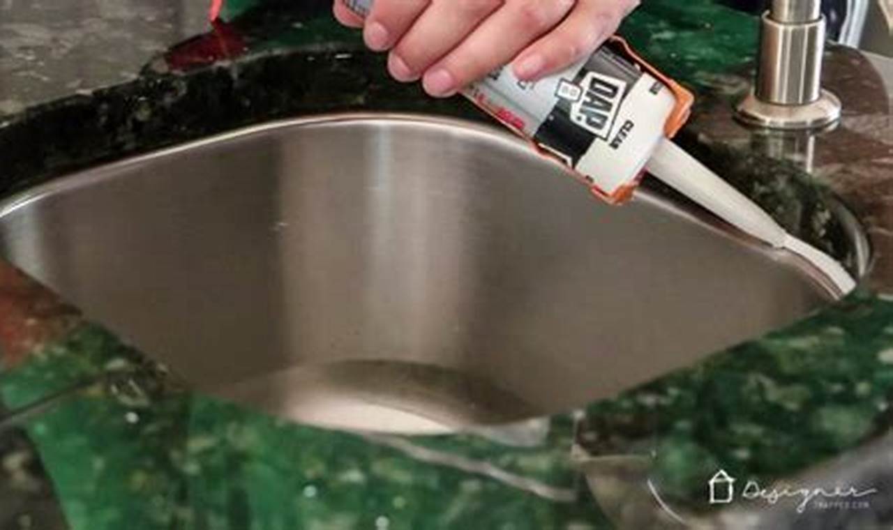 How To Remove Caulking From Kitchen Sink
