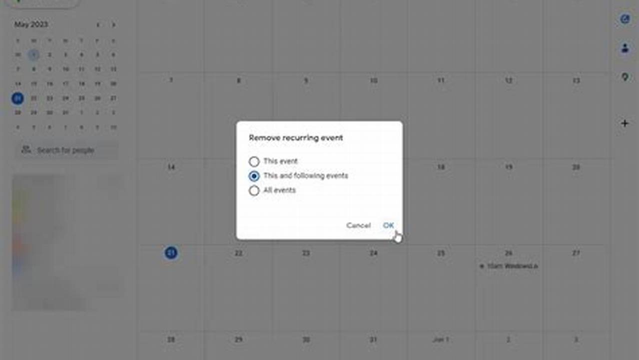 How To Remove Recurring Events In Google Calendar