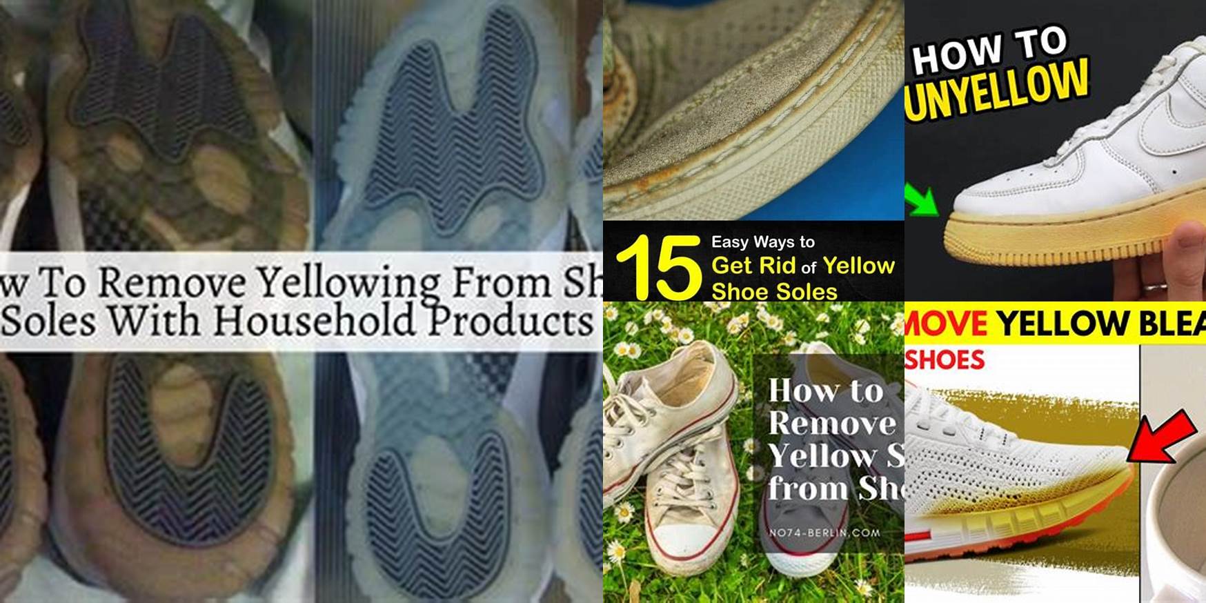 How To Remove Yellowing From Shoes Soles