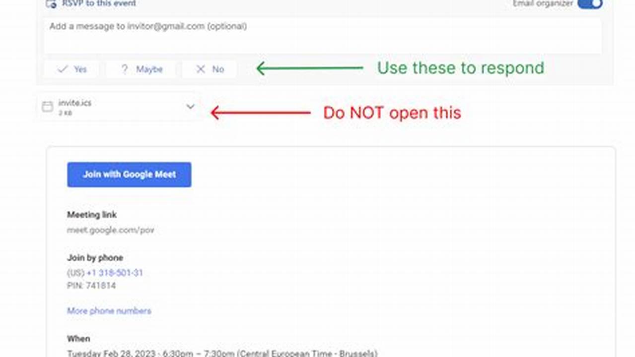 How To Reply To Google Calendar Invite