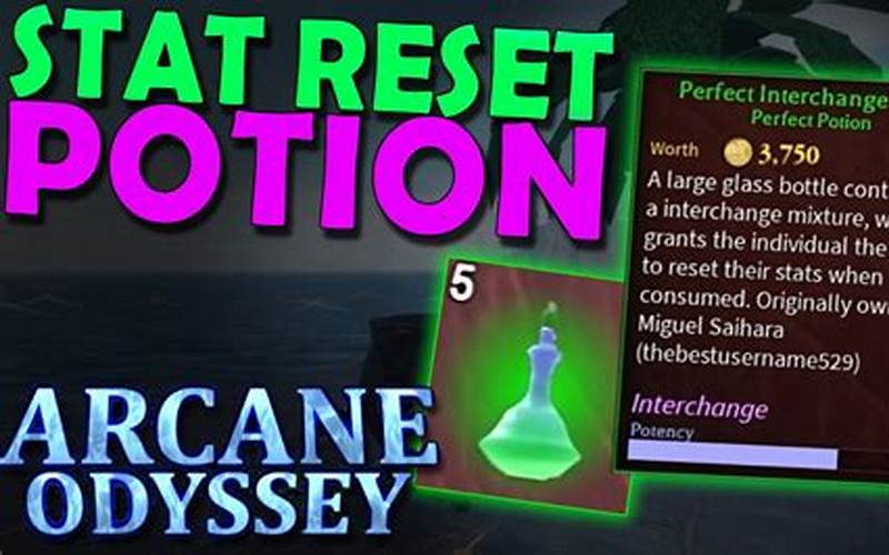 How To Reset Stats In Arcane Odyssey