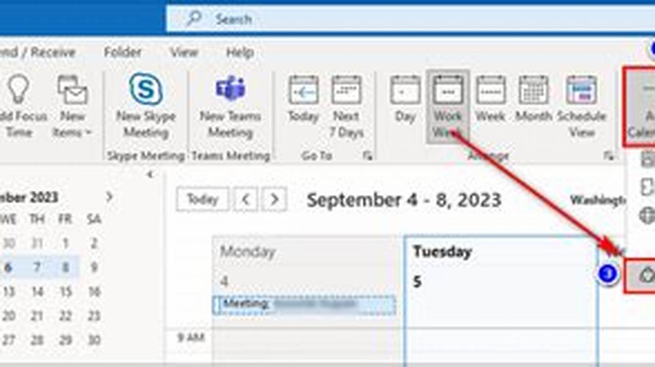 How To Send A Shared Calendar Request In Outlook
