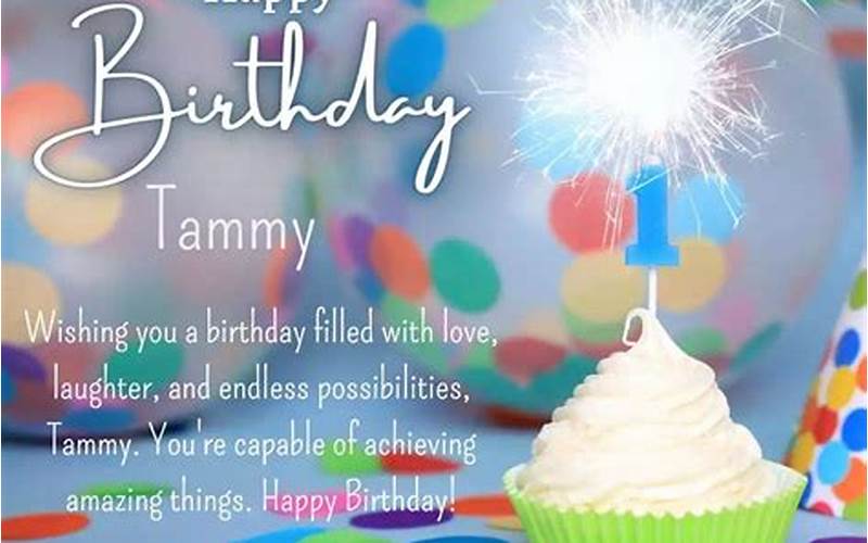 How To Send Happy Birthday Tammy Images