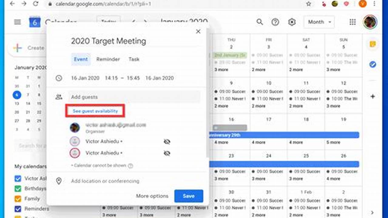 How To Send Your Google Calendar