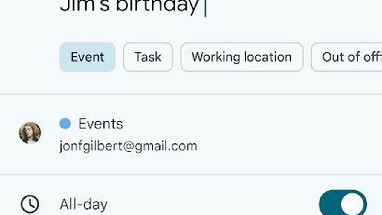 How To Set A Birthday On Google Calendar