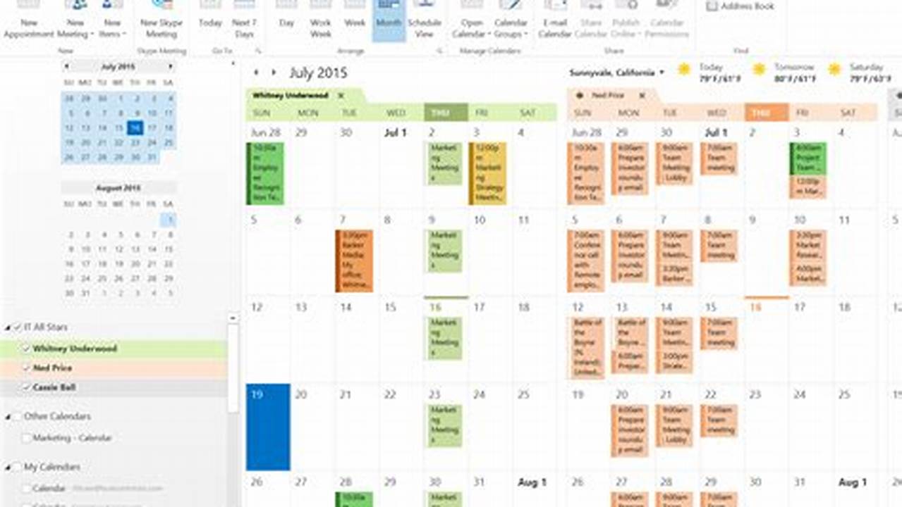 How To Setup A Shared Group Calendar In Outlook