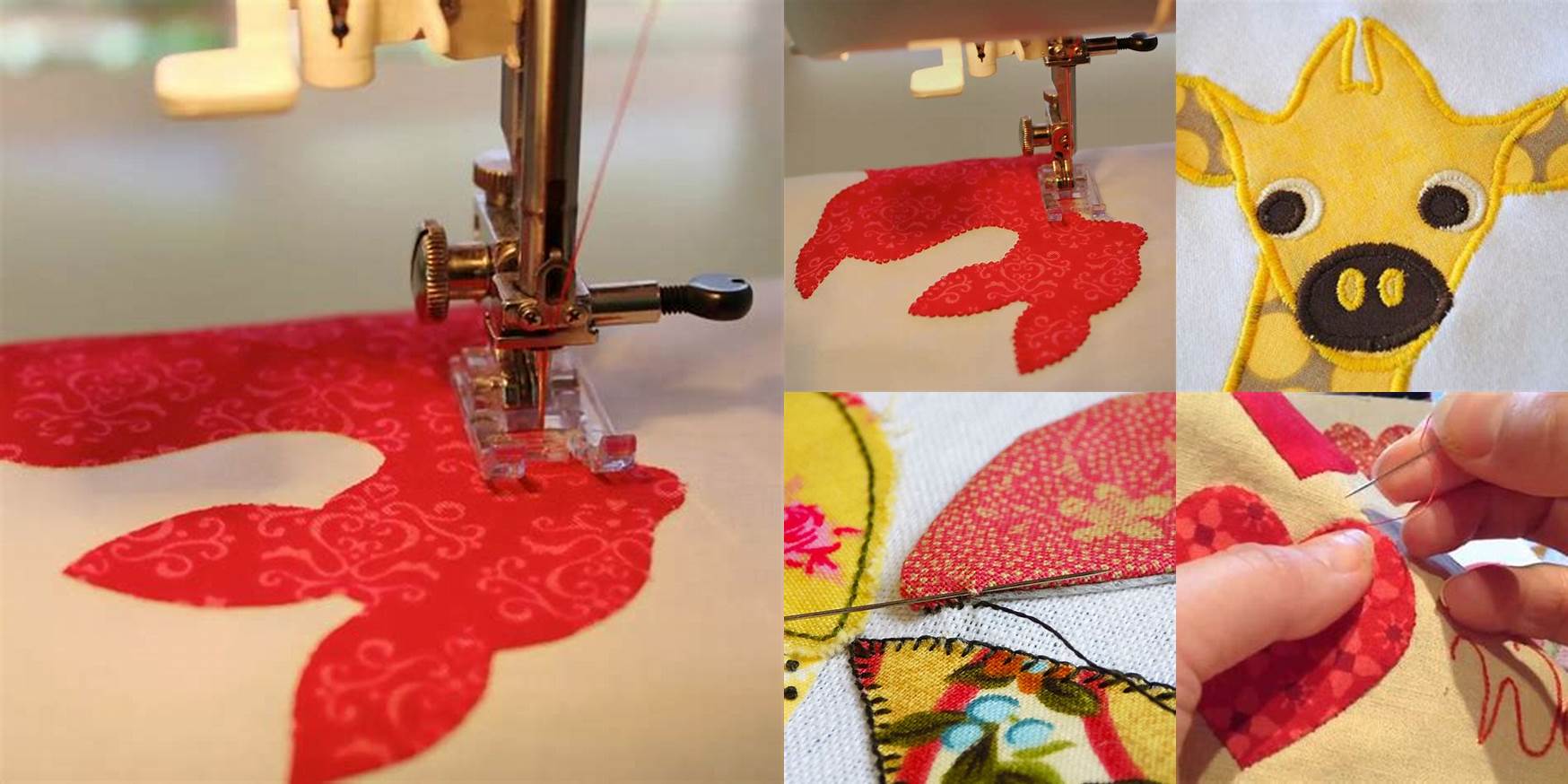 How To Sew Applique Onto Fabric