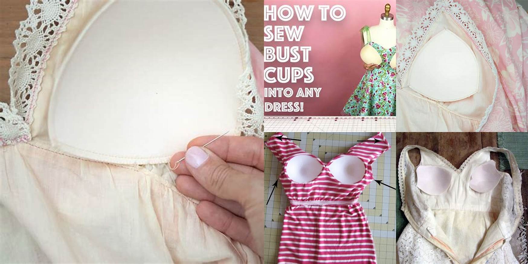 How To Sew Bra Cups Into A Dress