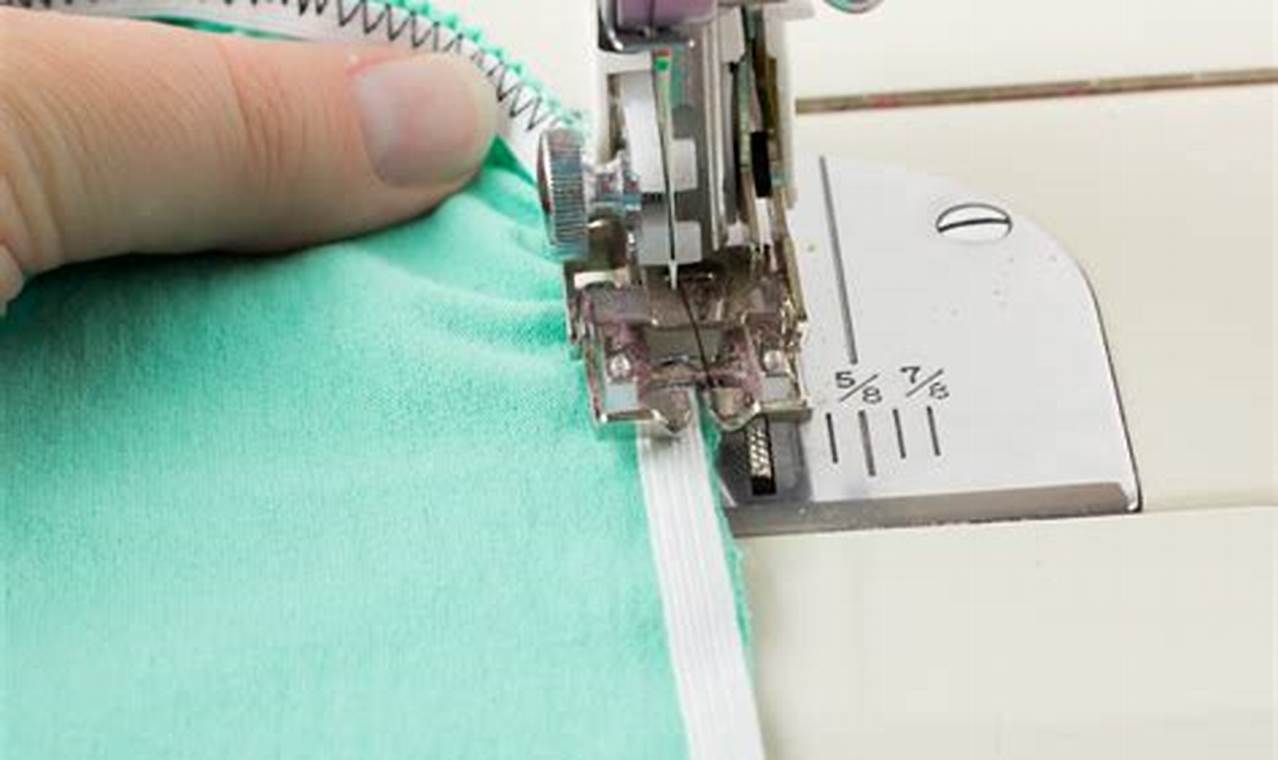 How To Sew Elastic Into Fabric