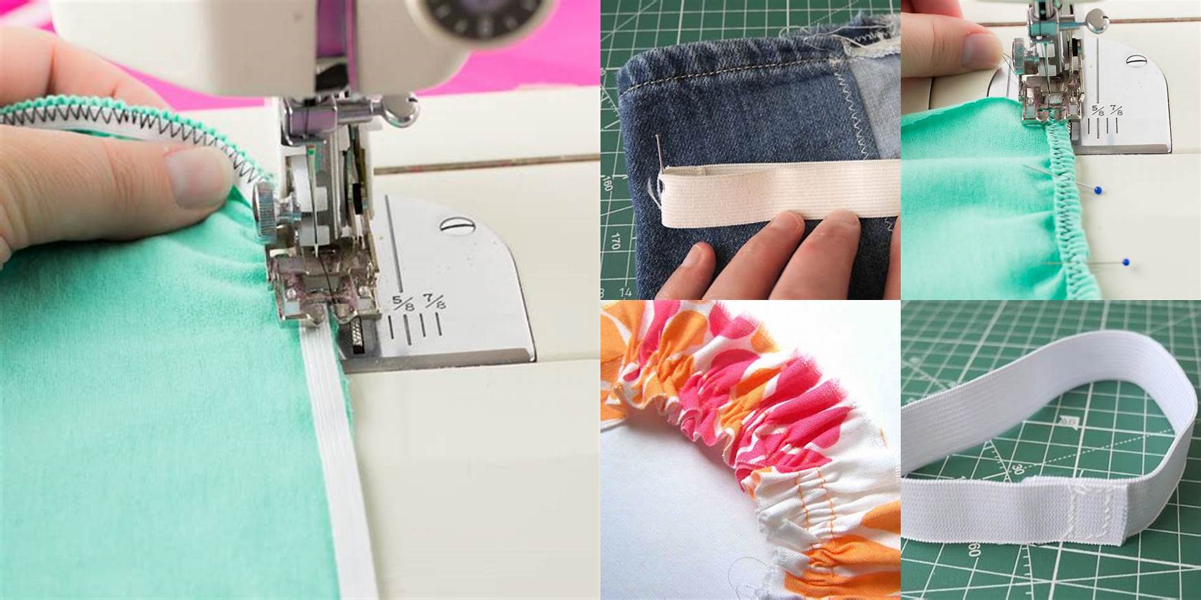 How To Sew Elastic To Gather Fabric